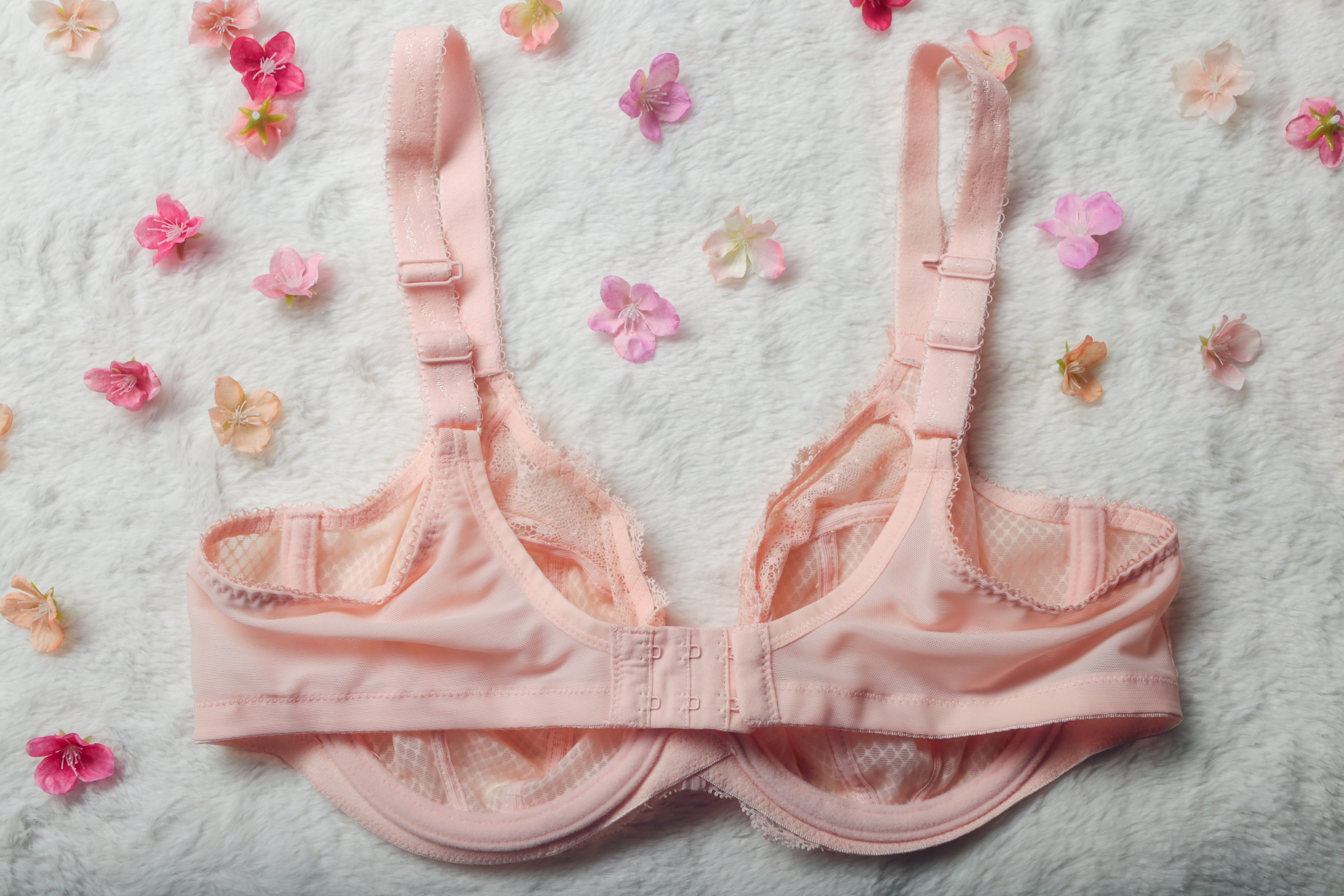 Elomi 36DD EL4382 Charley Side Support Plunge Bra Unlined Underwire Bra Pink