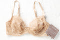 Calvin Klein Unlined Lace Underwire Bra Beige 30C NEW