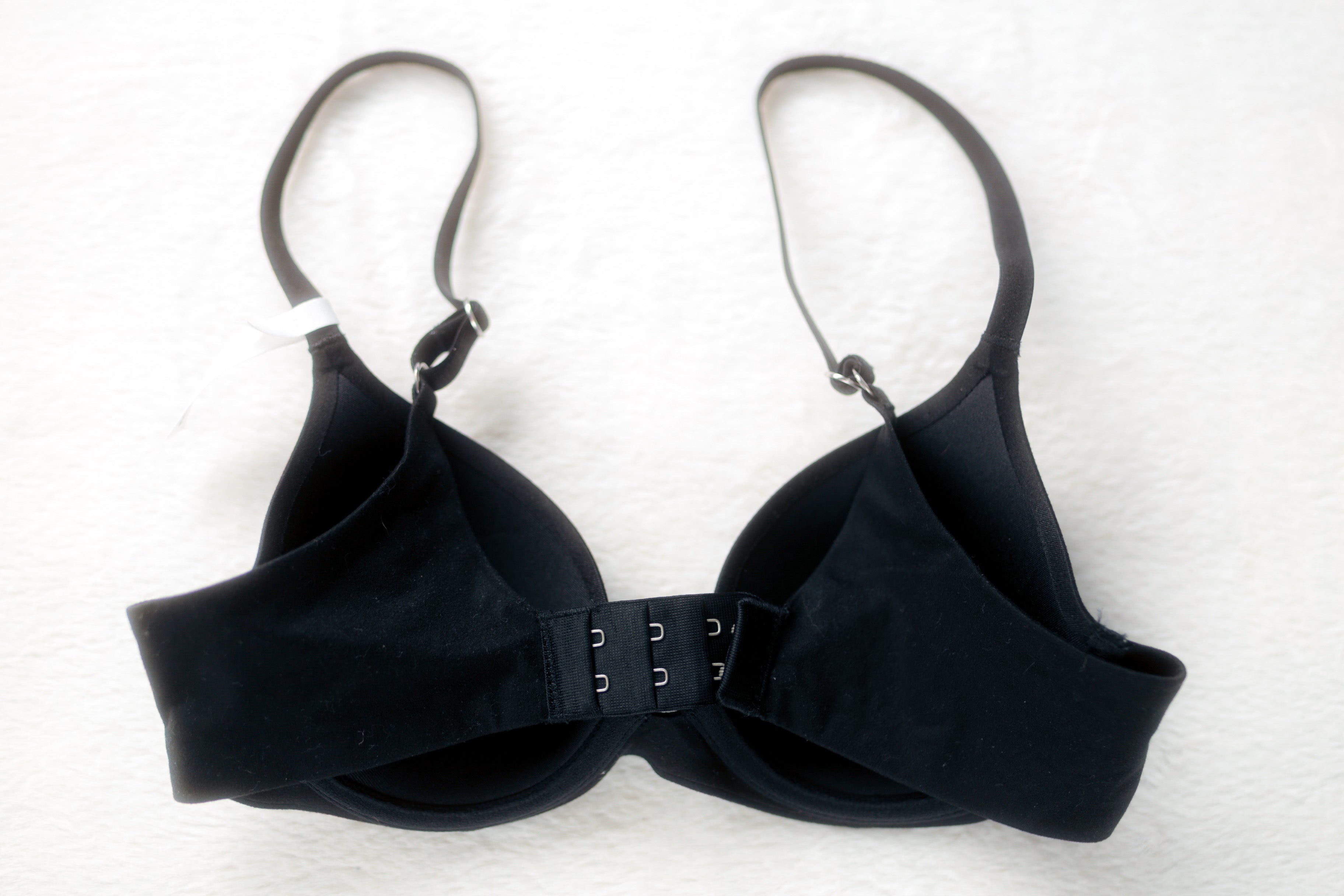 Aerie Real Sunnie Full Coverage Molded Padded Underwire T-shirt Bra Black 30B NEW
