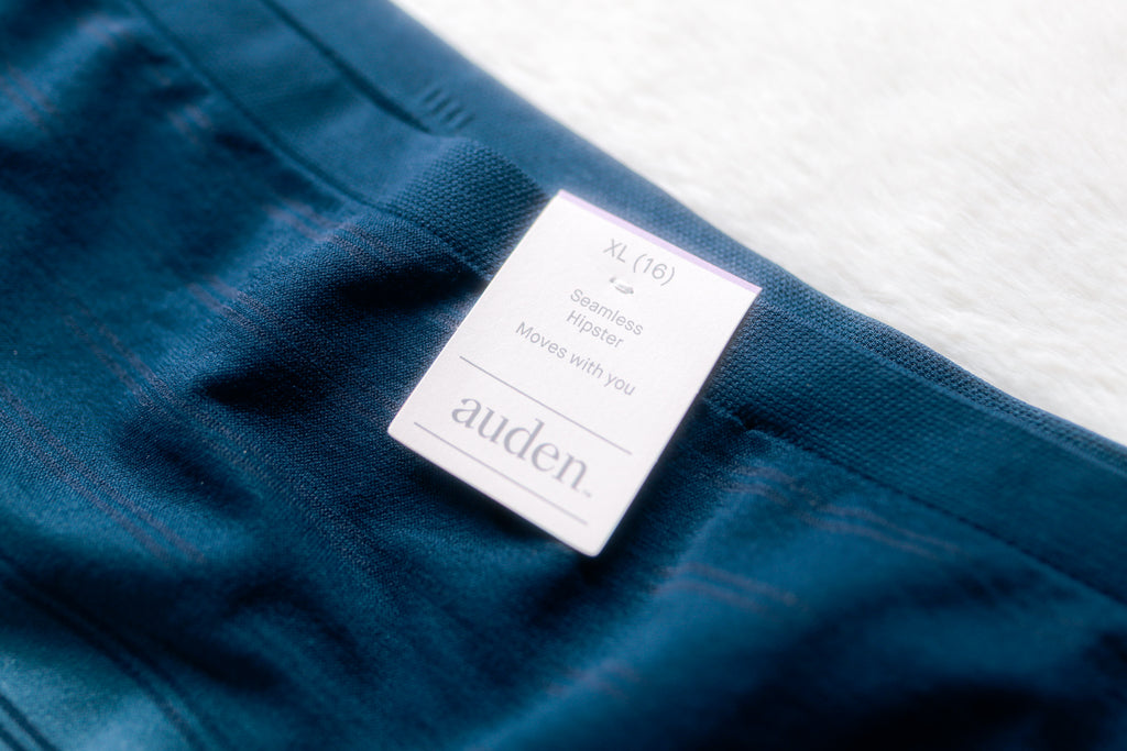 Auden Seamless Hipster Brief Panties XL Ombre Blue NEW