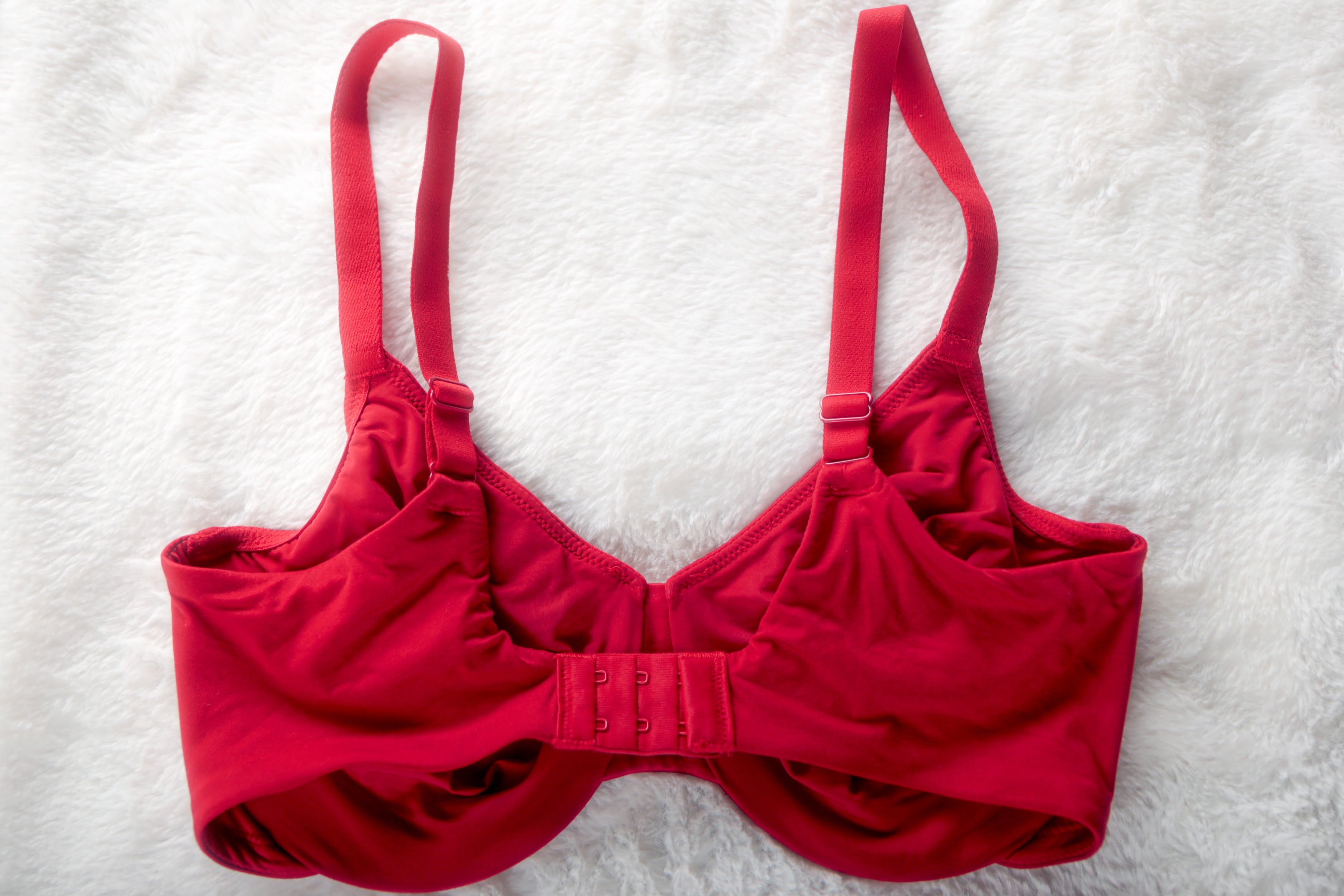 Wacoal 34DD Perfect Primer Full Figure 855213 Underwire Bra Red