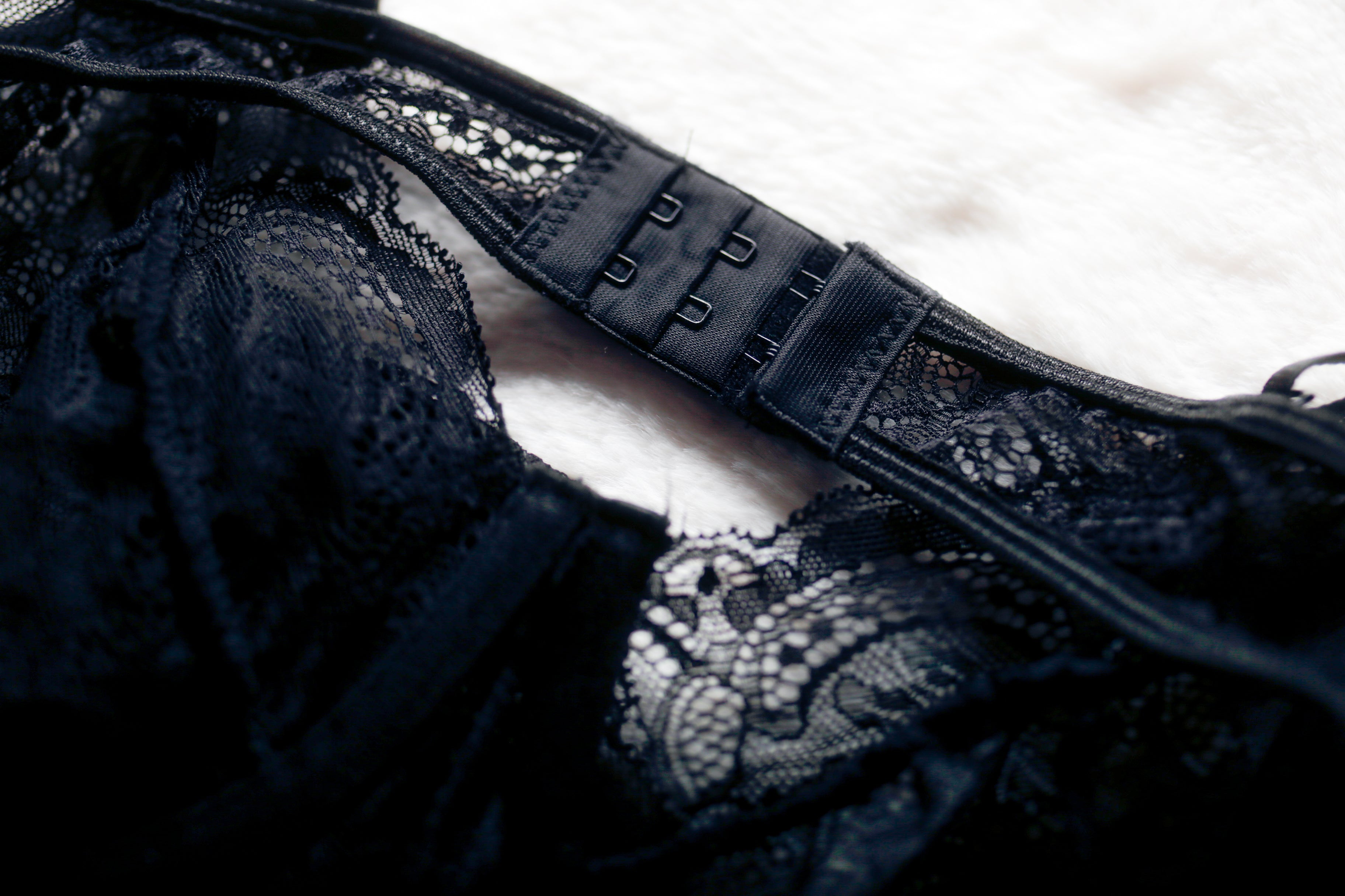 Sheer Lace open Back Bodysuit Teddy Black Large