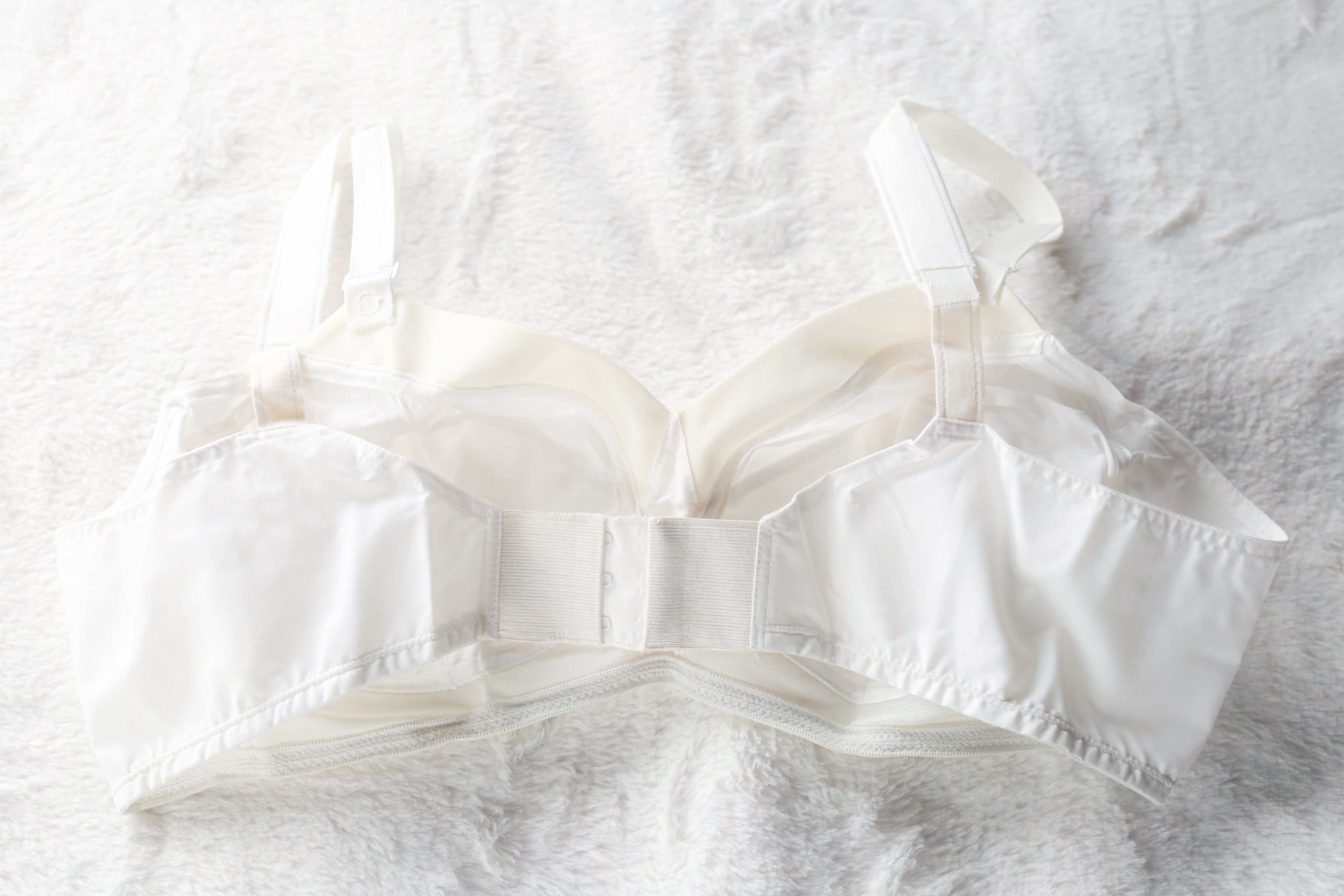 Exquisite Form Vintage Antique 50s Cotton Pointy Bullet Pinup Bra White 44B NEW