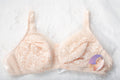 Naturalwear C165 Retro Breathable Lace Soft Cup Wireless Full Coverage Bra 42B NEW