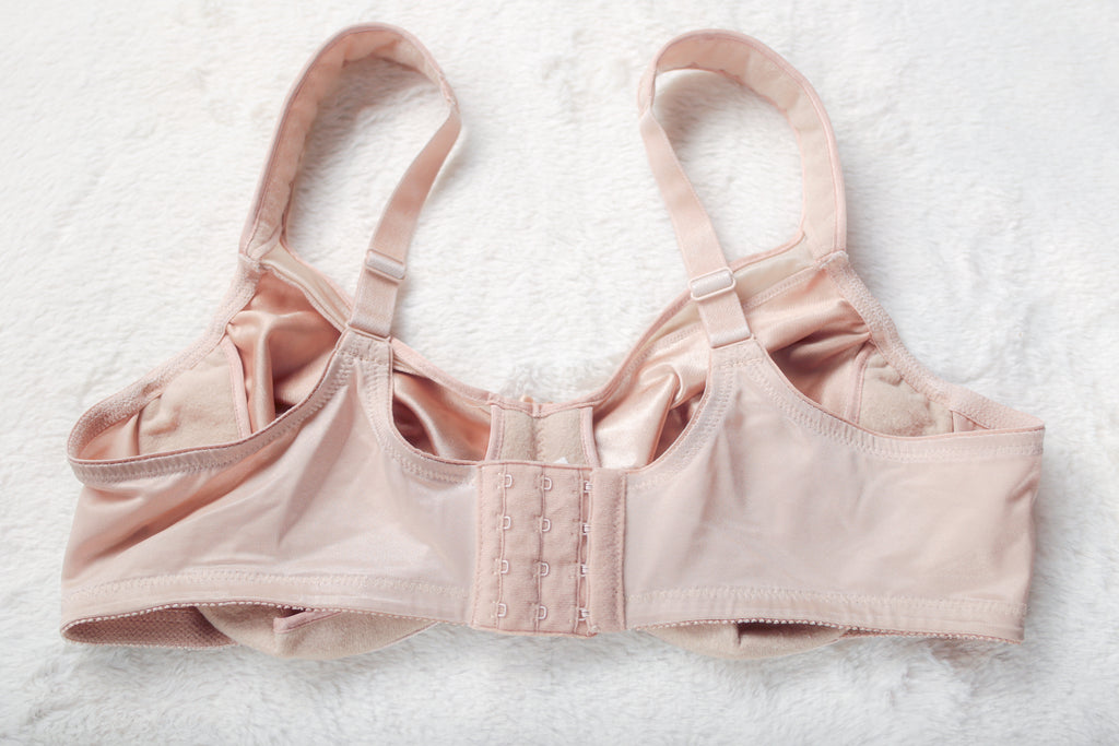 Glamorise 9195 Wonderwire Seamless Full Coverage Satin Underwire Bra Beige 44B