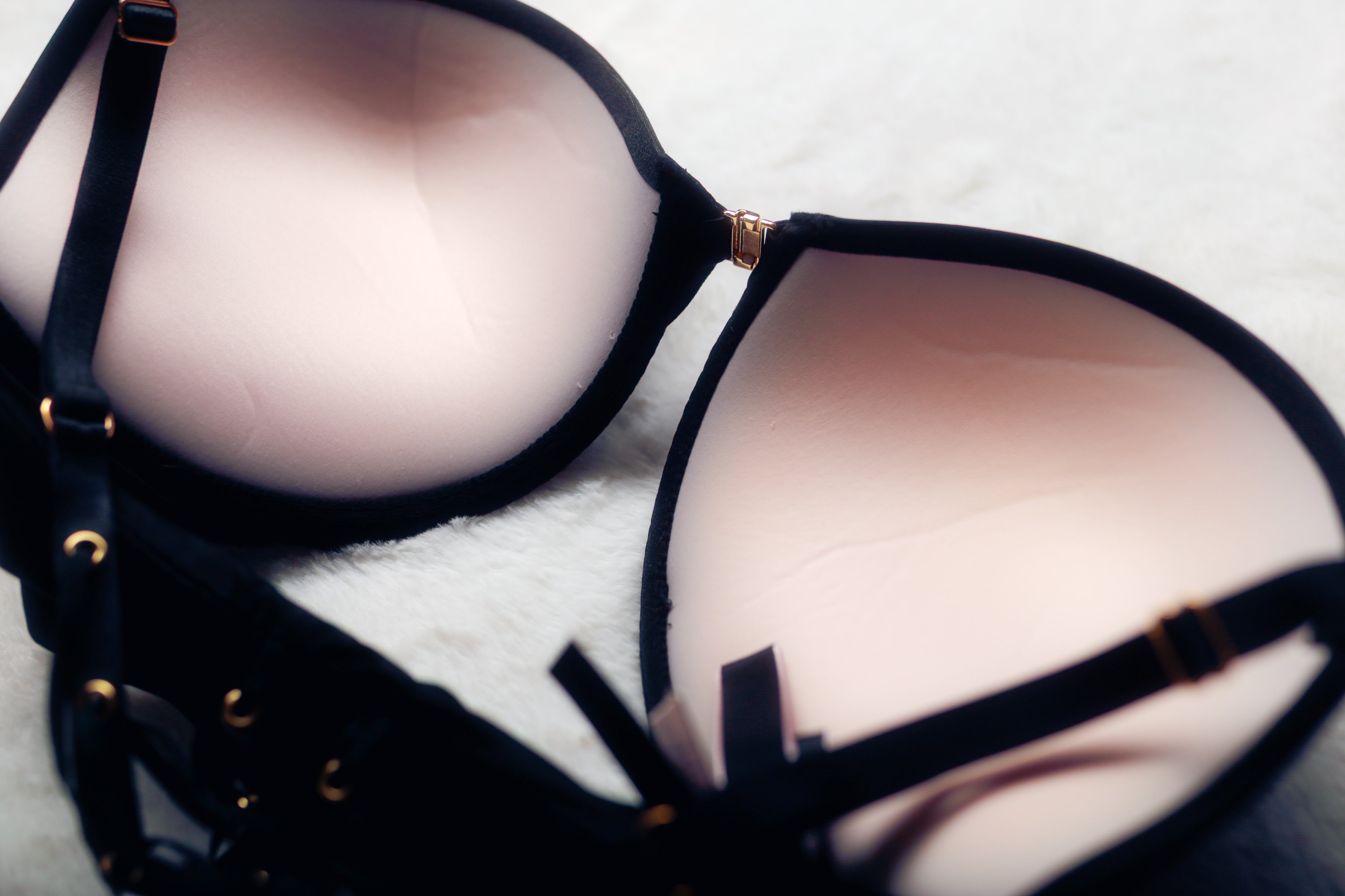 Victoria's Secret 32DDD Very Sexy Push Up Front Close Demi Bra Black NEW