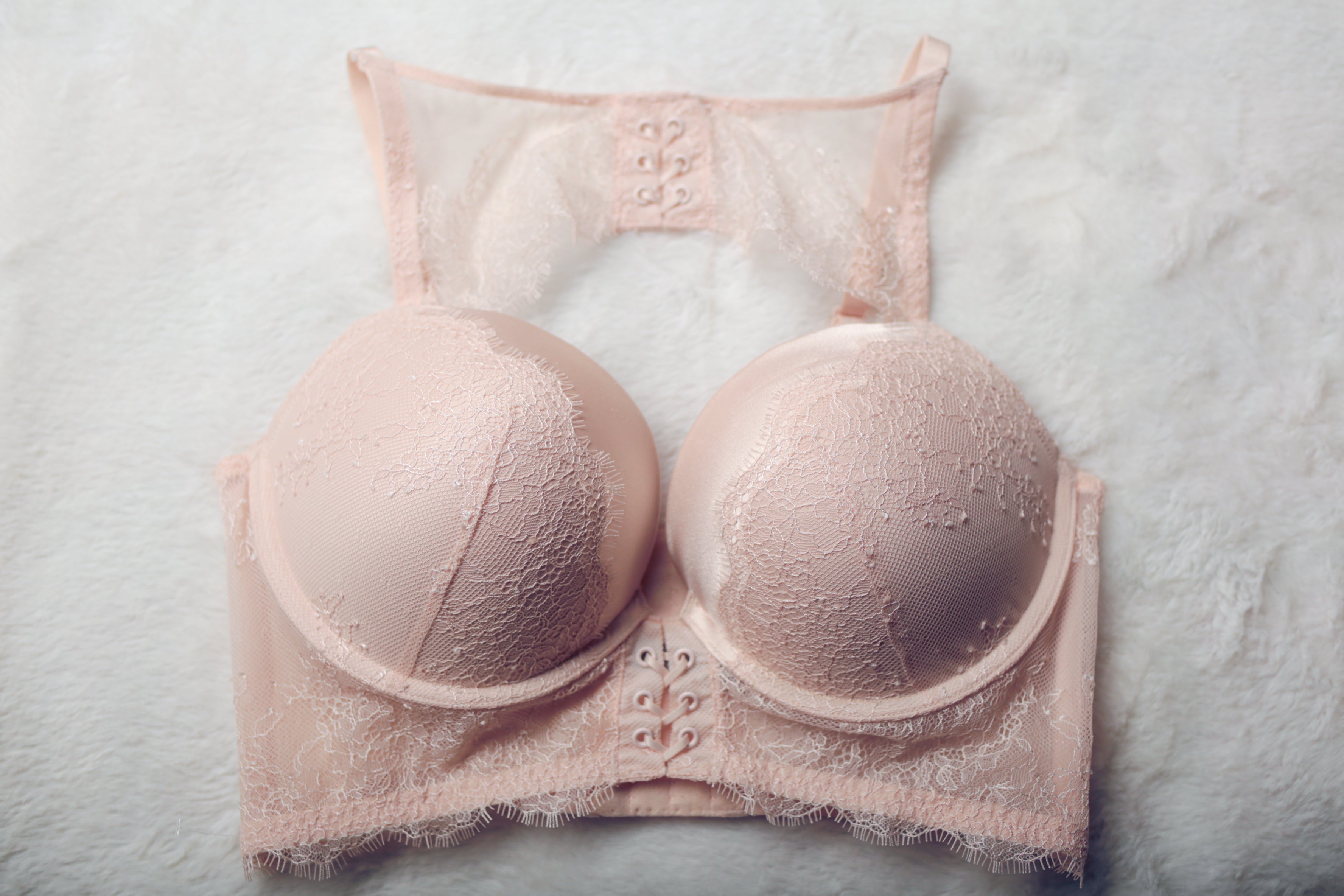 Victoria's Secret 34D Very Sexy Push Up Demi Boned Longline Bra Pink NEW