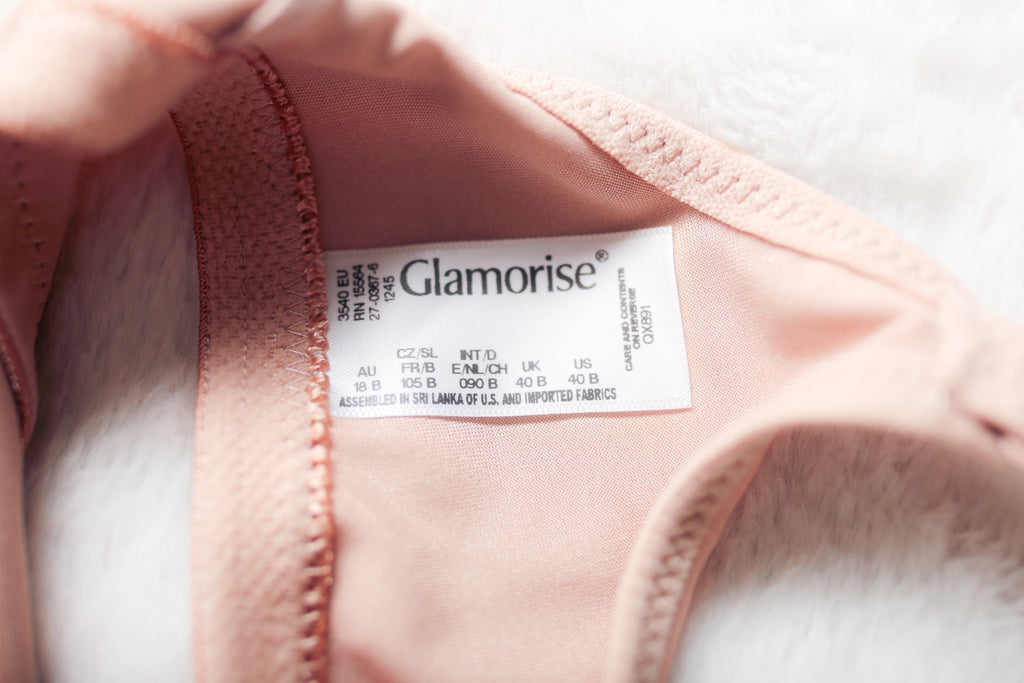Glamorise 1245 Wonderwire Front-Close Full Coverage Underwire Bra Beige 40B
