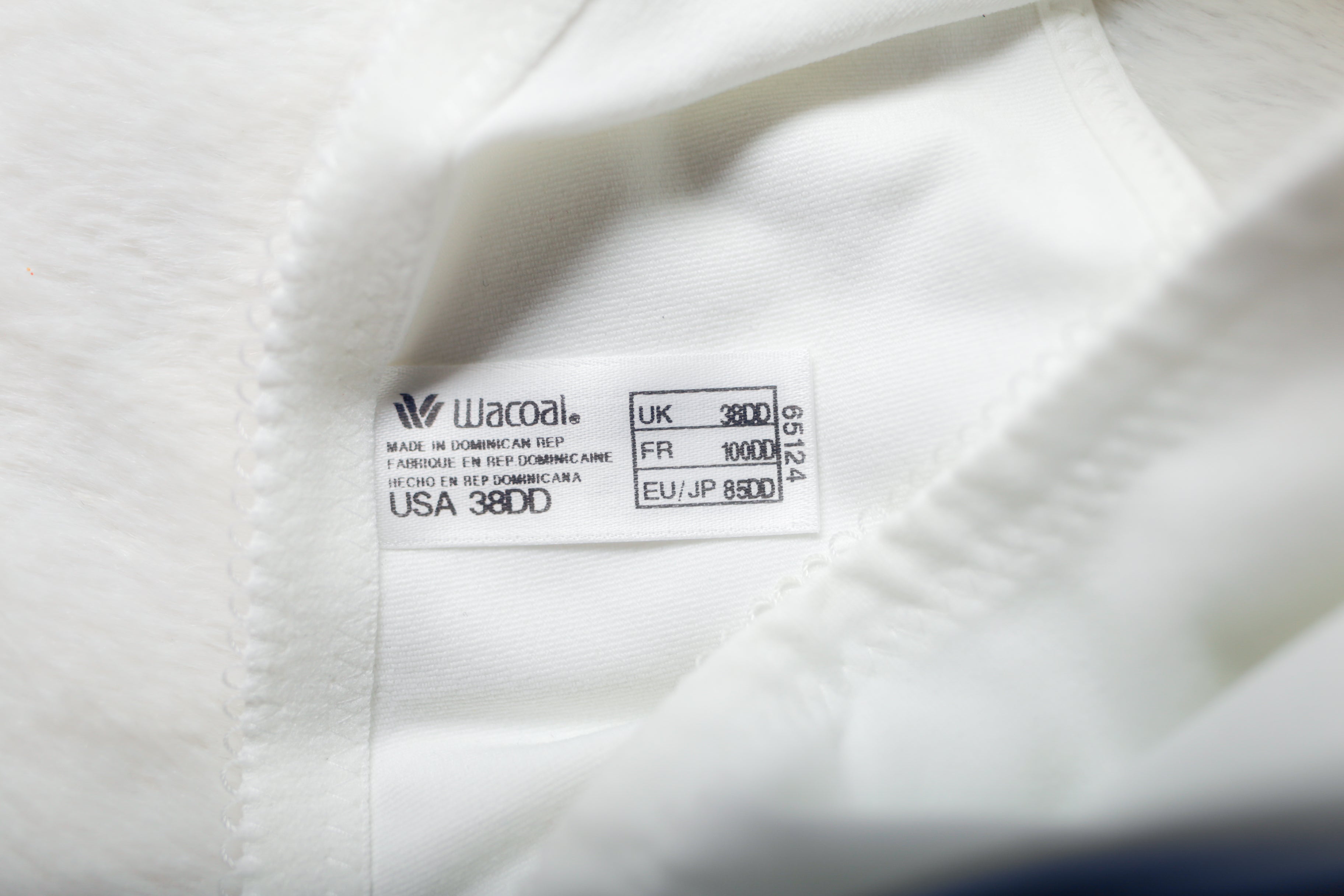 Wacoal 38DD 65124 Body by Wacoal Racerback Unlined Front Close Underwire Bra White NEW