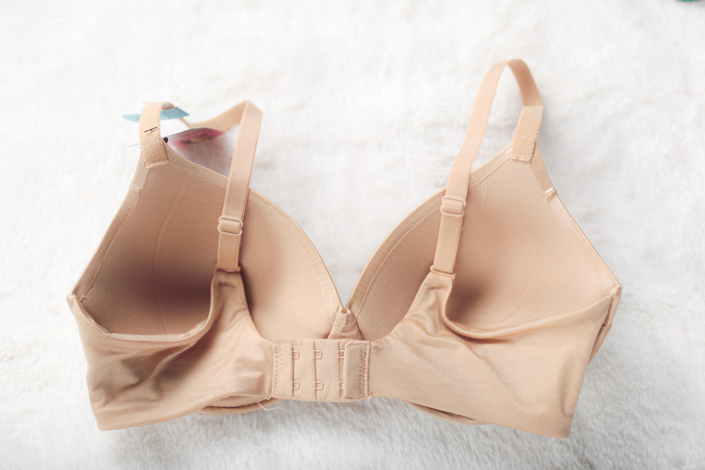 Maidenform Full Coverage Convertible Satin Underwire T-shirt Bra Beige 34C NEW