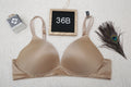 Ambrielle 36B Everyday Wirefree Multiway T-shirt Bra Beige
