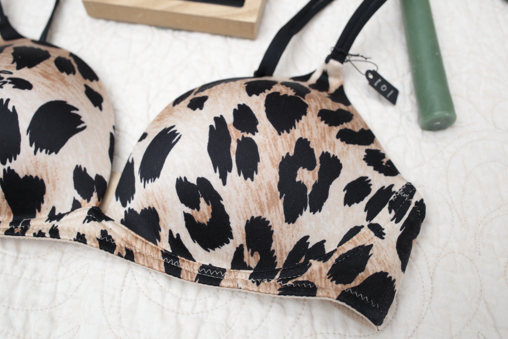 Victoria's Secret 34B Very Sexy Wireless Bra Leopard Cheetah Print