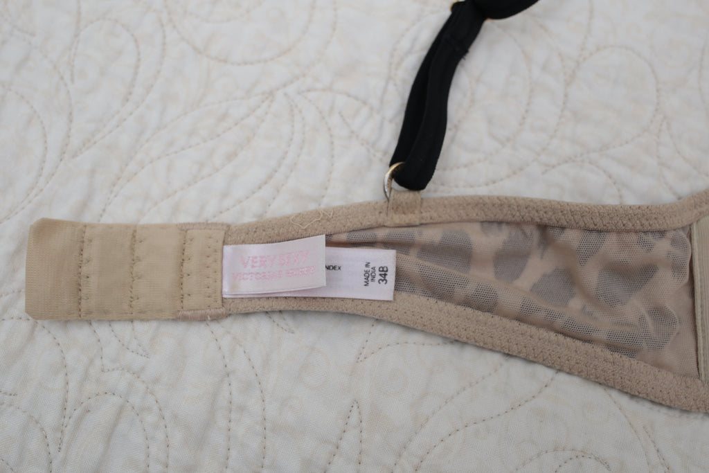 Victoria's Secret 34B Very Sexy Wireless Bra Leopard Cheetah Print