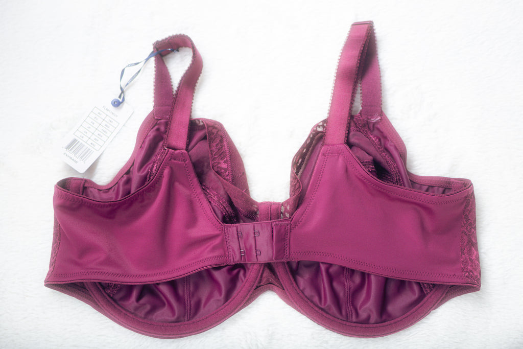 Fantasie Envisage FL6911 Full Cup Unlined Side Support Underwire Bra Purple US 40G UK 40F NEW