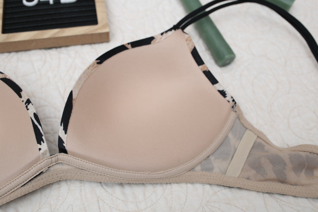 Victoria's Secret 34B Very Sexy Wireless Bra Leopard Cheetah Print