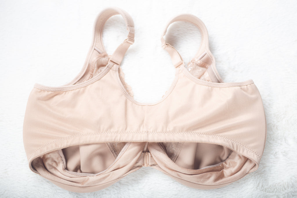Glamorise 1245 Wonderwire Front-Close Full Coverage Underwire Bra Beige US 42G UK 42F