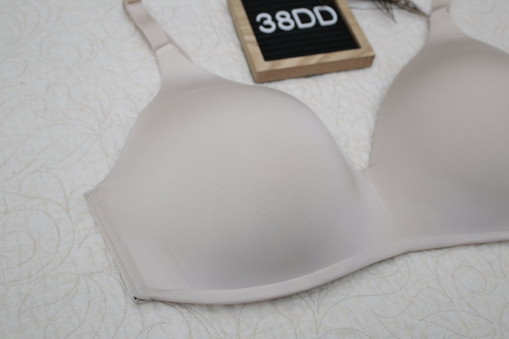 Soma 38DD Vanishing 360 Wireless T-shirt Bra Light Taupe