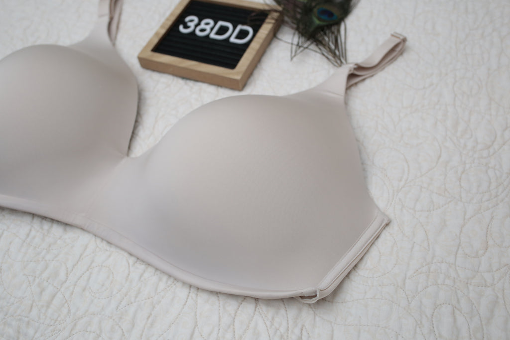 Soma 38DD Vanishing 360 Wireless T-shirt Bra Light Taupe