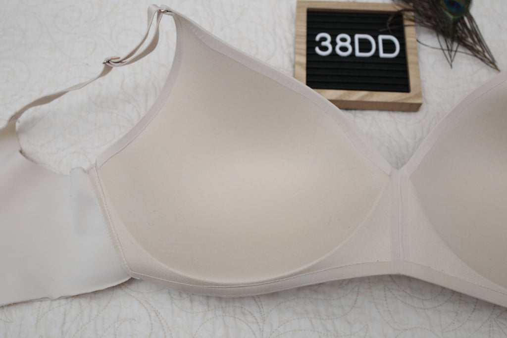 Soma 38DD Vanishing 360 Wireless T-shirt Bra Light Taupe