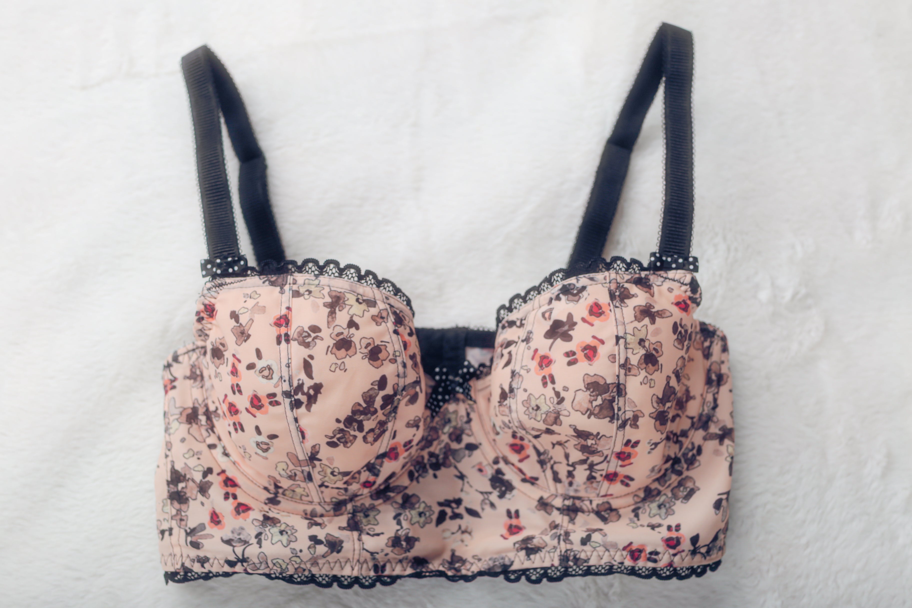 Freya 30E AA1233 Piper Underwire Longline Bra Floral Pink