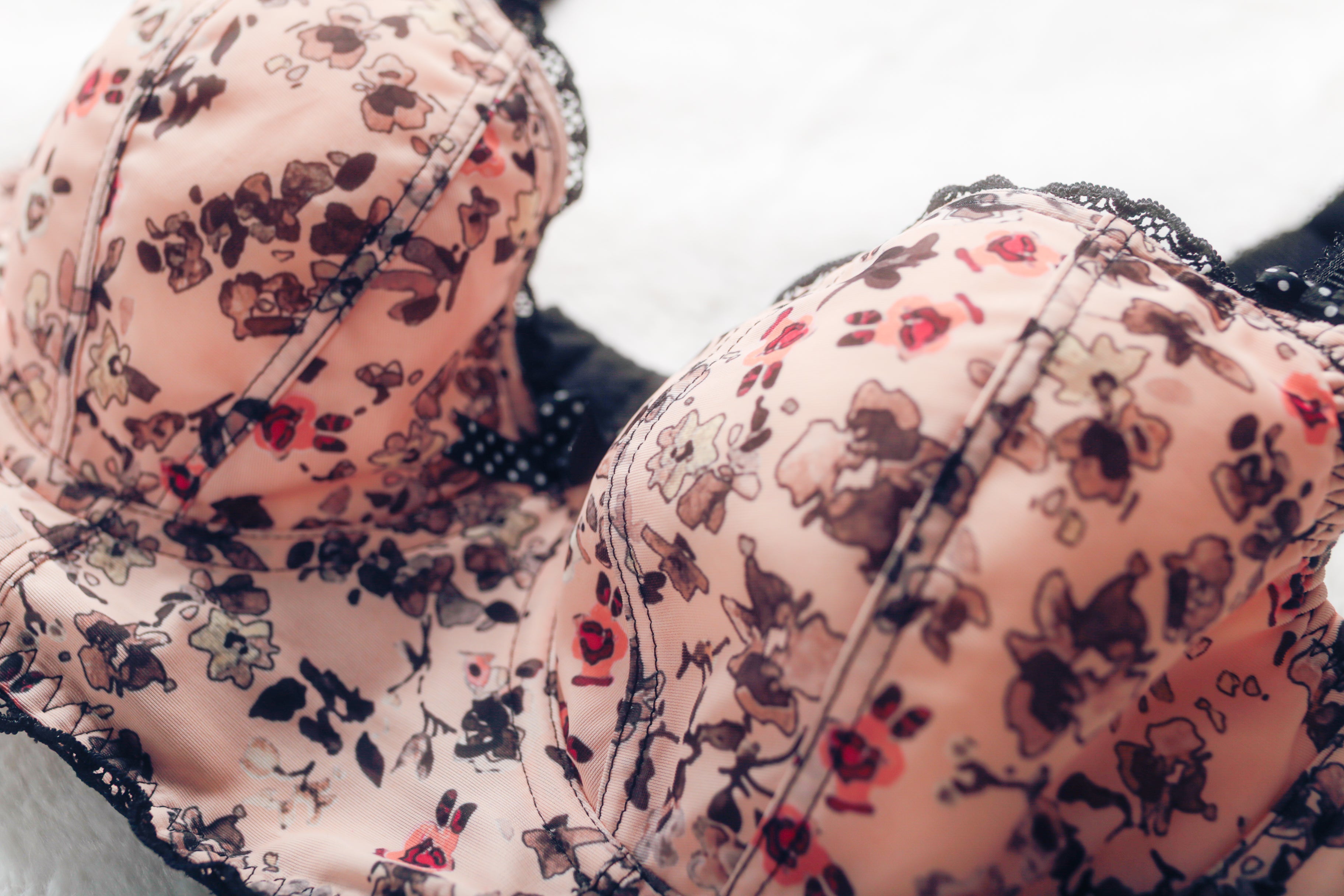 Freya 30E AA1233 Piper Underwire Longline Bra Floral Pink