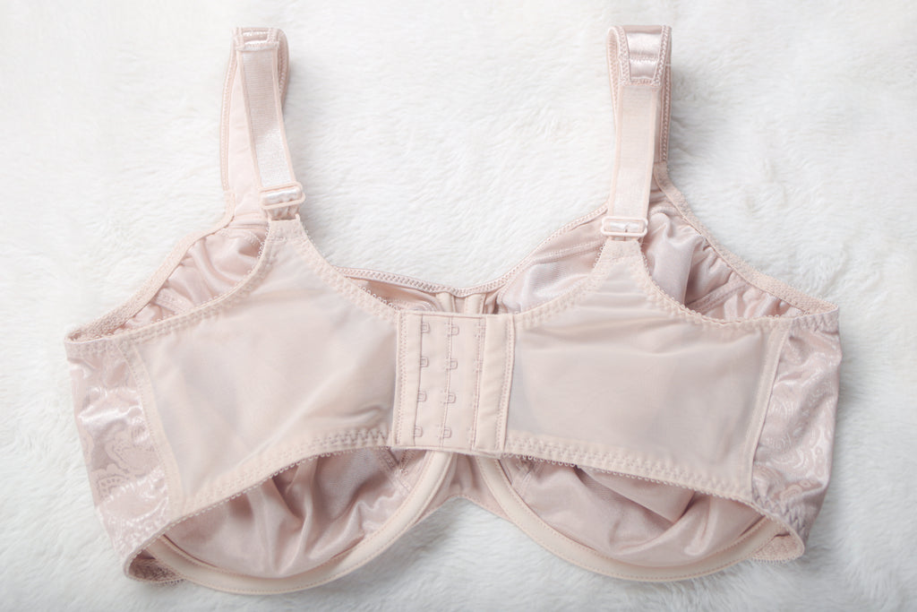 Bali Satin Tracings Minimizer 3562 Full Figure Underwire Bra Beige 40DDD