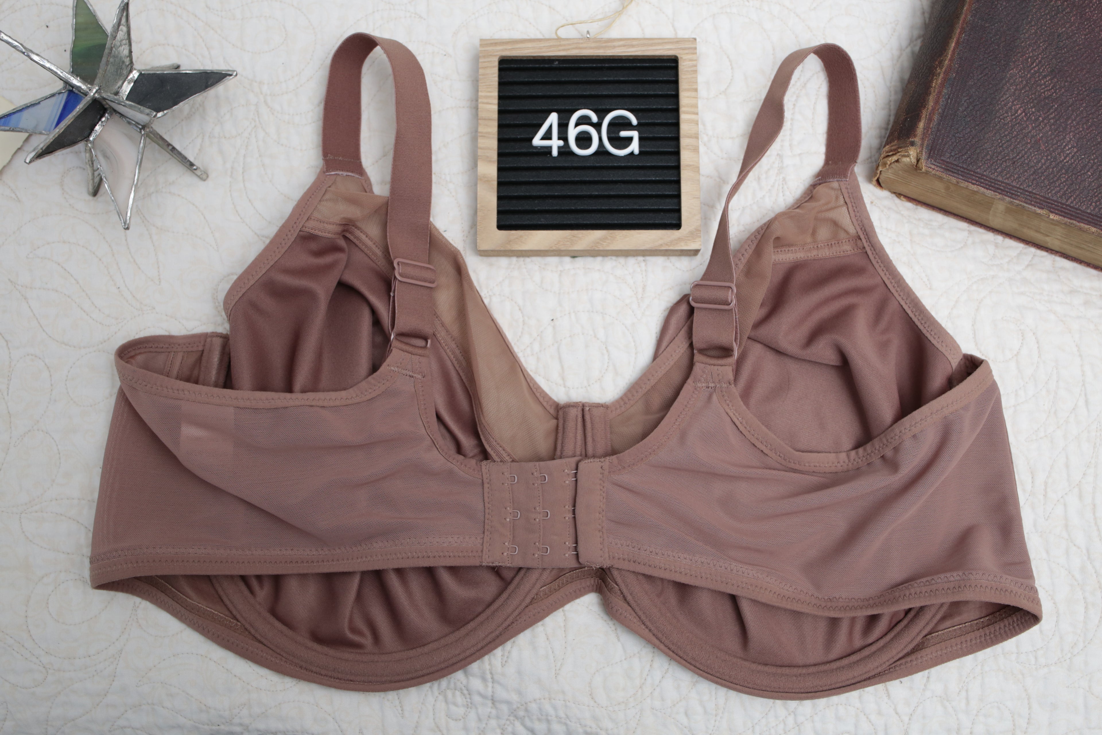 Elomi 46G Smooth EL4301 Underwire Molded Full-coverage T-Shirt Bra Clove Rust Mauve
