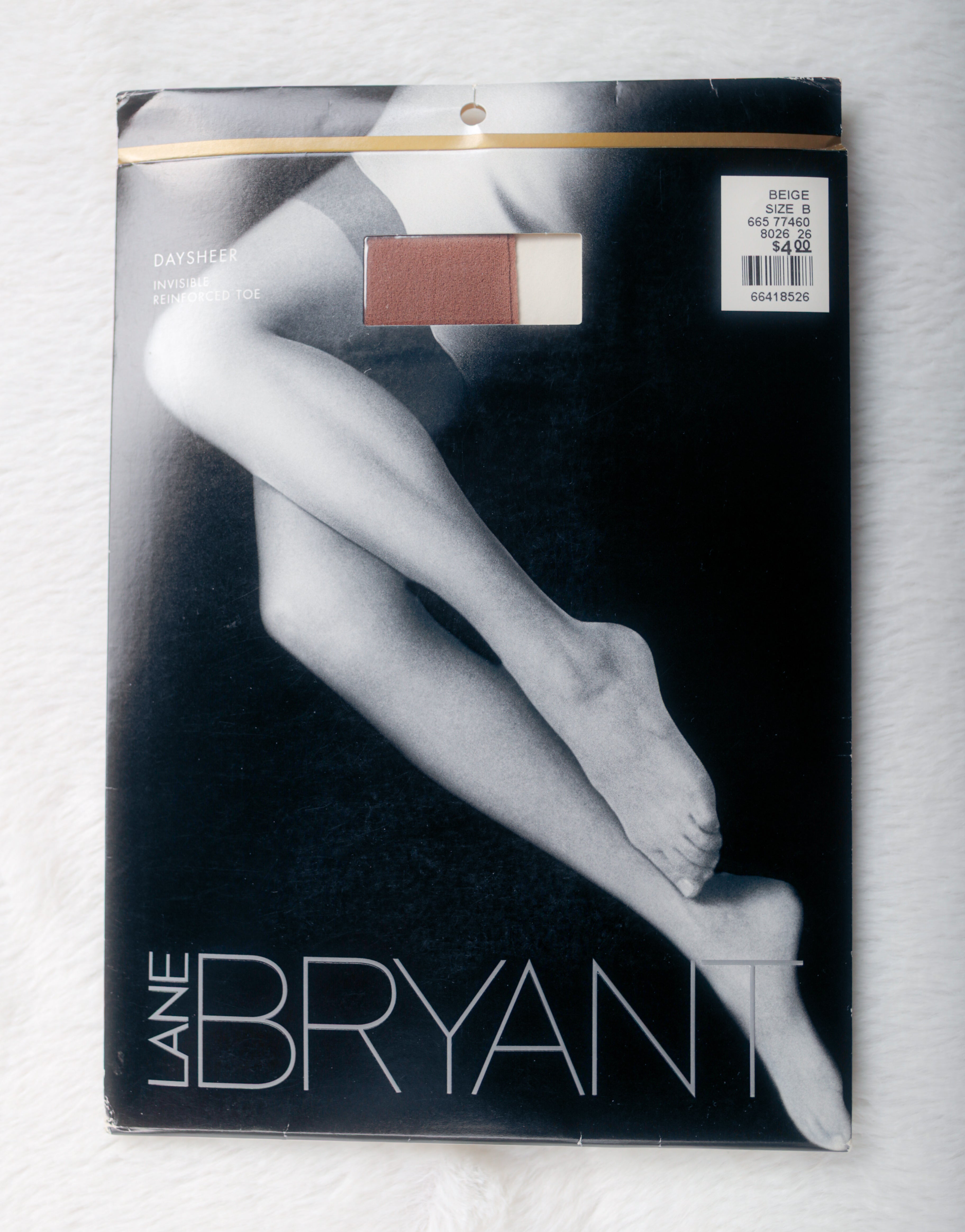 Lane Bryant Daysheer Sheer Thigh High Stockings Beige Size B