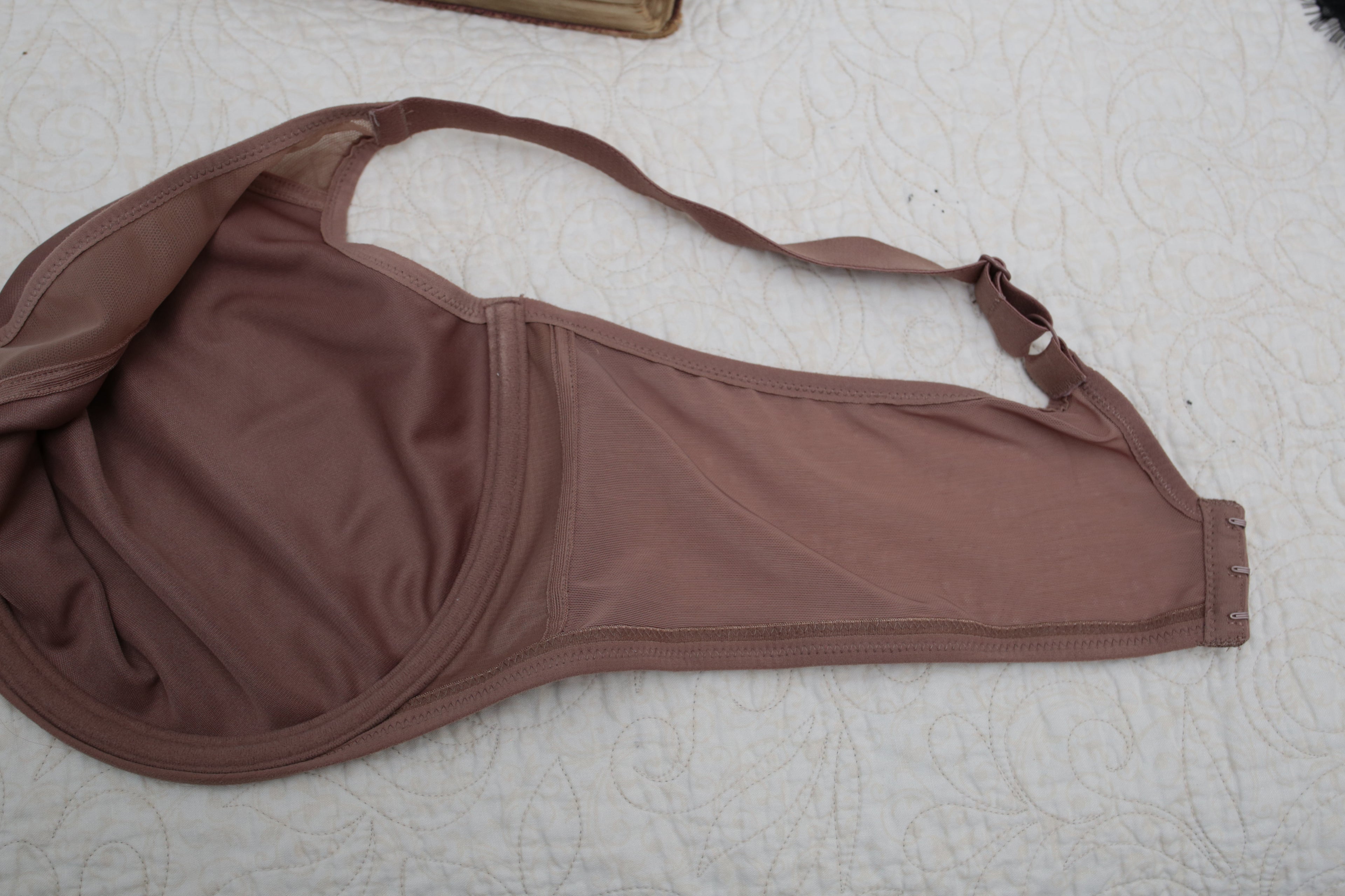 Elomi 46G Smooth EL4301 Underwire Molded Full-coverage T-Shirt Bra Clove Rust Mauve