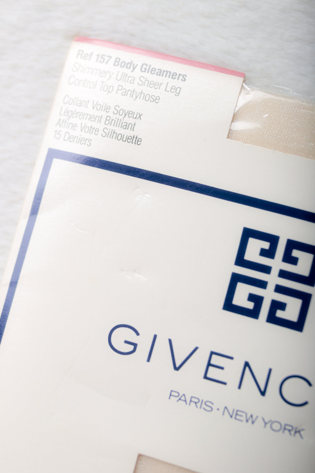 Givenchy Body Gleamers Ultra Sheer 15D Control Top Pantyhose La Creme Nude Size C