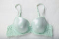 Victoria's Secret Dream Angels Lined Demi Multiway Bra Shine Shimmer Seafoam Green 36B