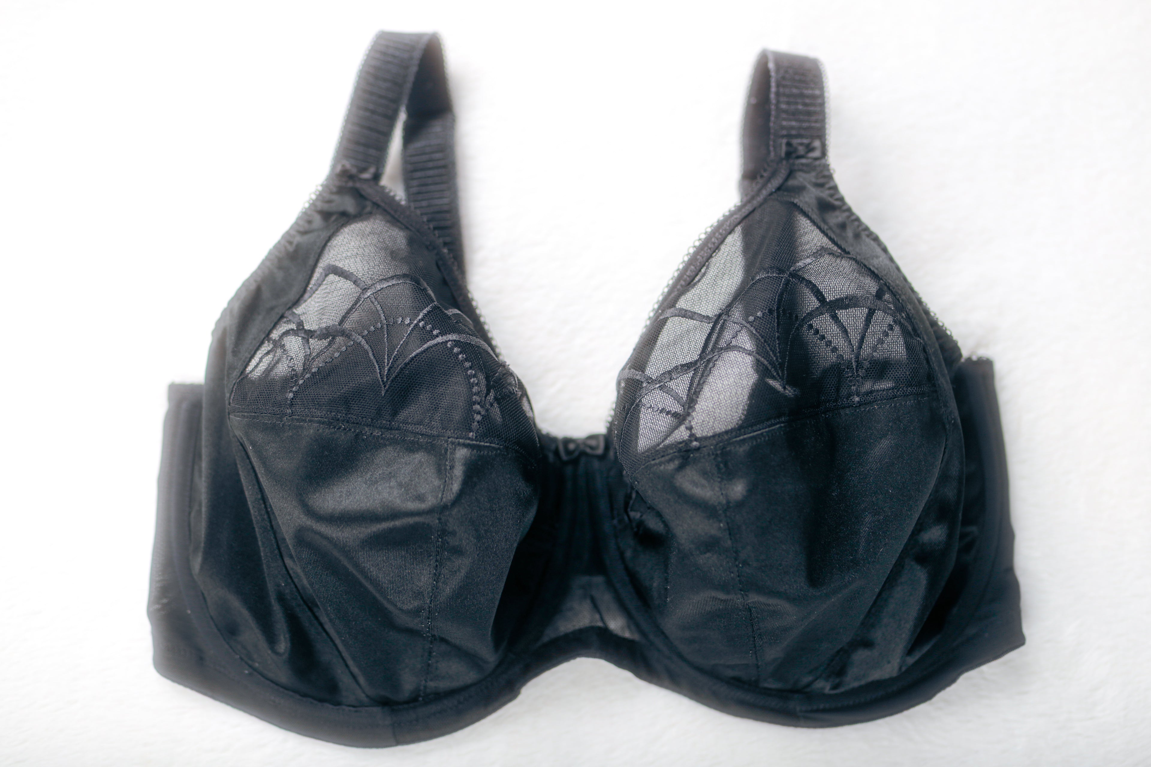 Elomi EL4030 Cate Full Cup Unlined Underwire Bra Black US 36G UK 36I