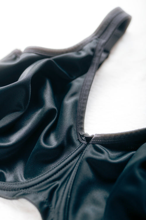 Elomi EL3911 Smoothing Underwired Seam-free Full-coverage T-Shirt Bra Black US 38I UK 38G