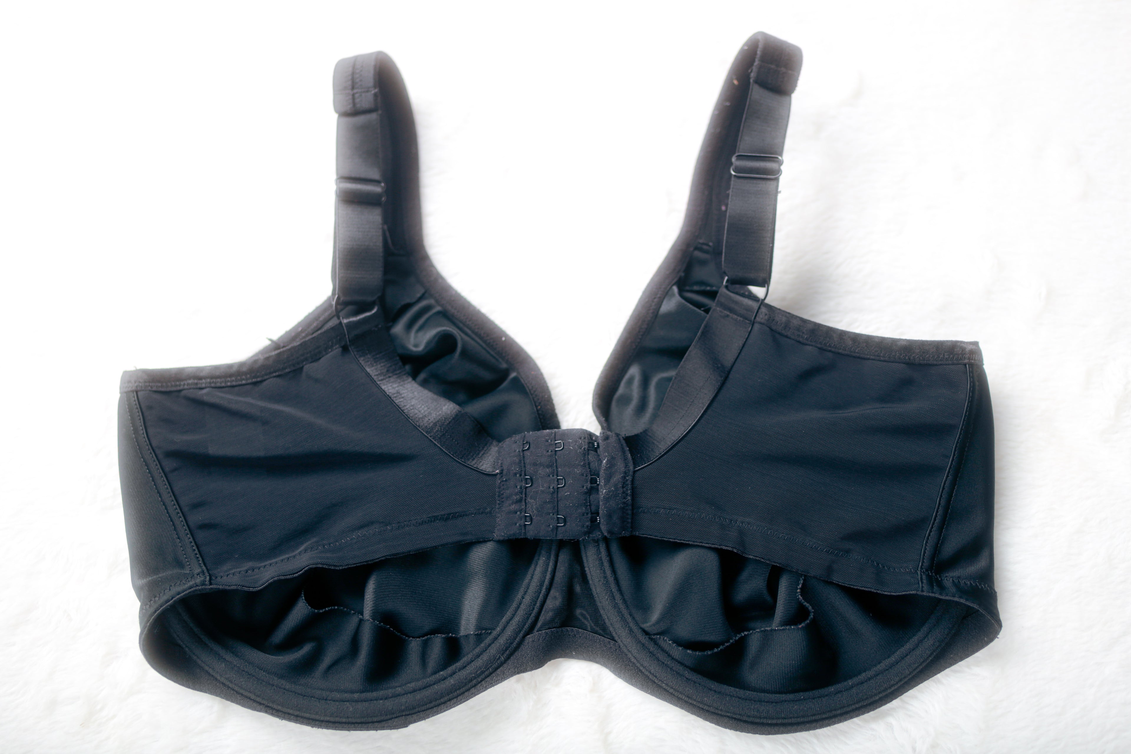 Elomi EL3911 Smoothing Underwired Seam-free Full-coverage T-Shirt Bra Black US 38I UK 38G