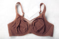 HSIA Unlined Seamless Full Coverage Underwire Bra Rust 34C NEW