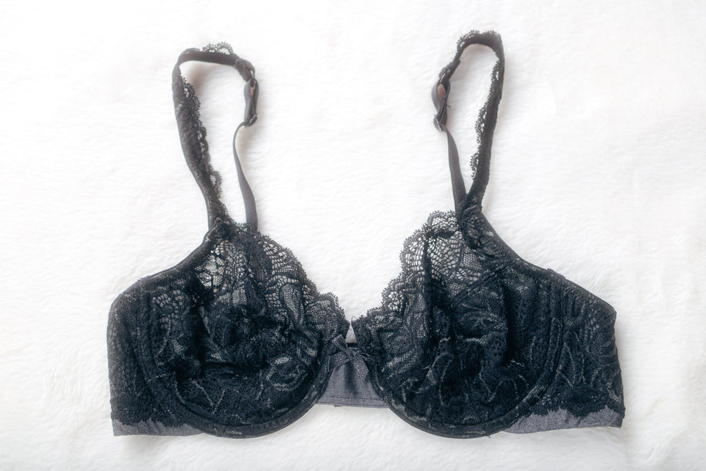 Bali Lace Desire 6543 Retro Unlined Full Coverage Underwire Bra Black 34B