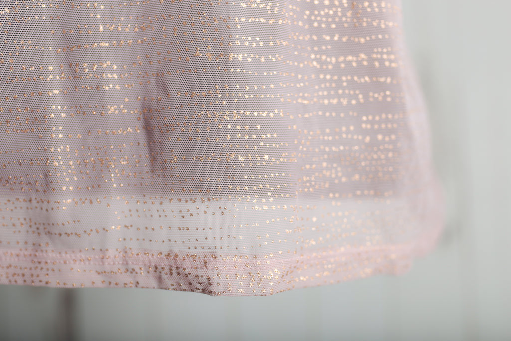 Victoria's Secret Sheer Shimmer Mesh Lounge Shortsleeve Shirt Small Pink