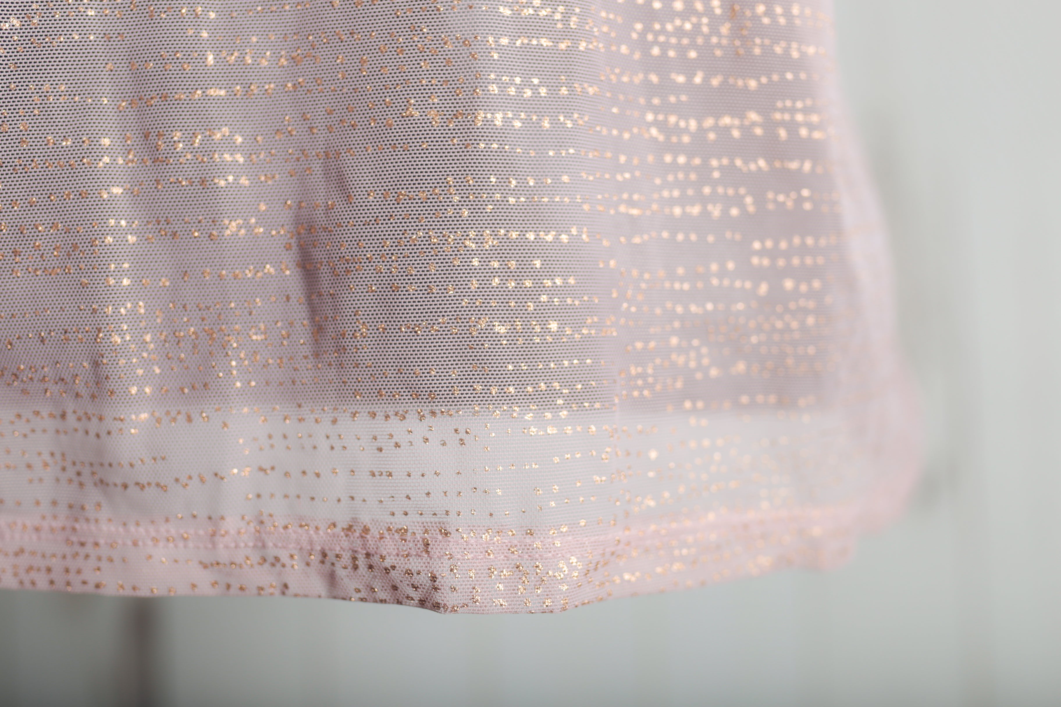 Victoria's Secret Sheer Shimmer Mesh Lounge Shortsleeve Shirt Small Pink