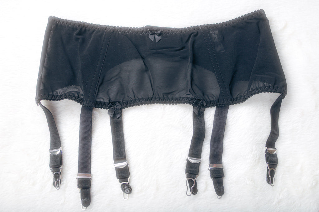 What Katie Did Vintage Sexy Garter Suspender Belt XXXL 3XL 3X Black England-made