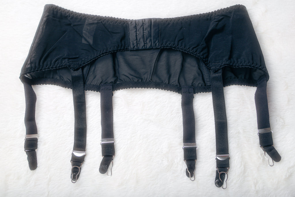 What Katie Did Vintage Sexy Garter Suspender Belt XXXL 3XL 3X Black England-made