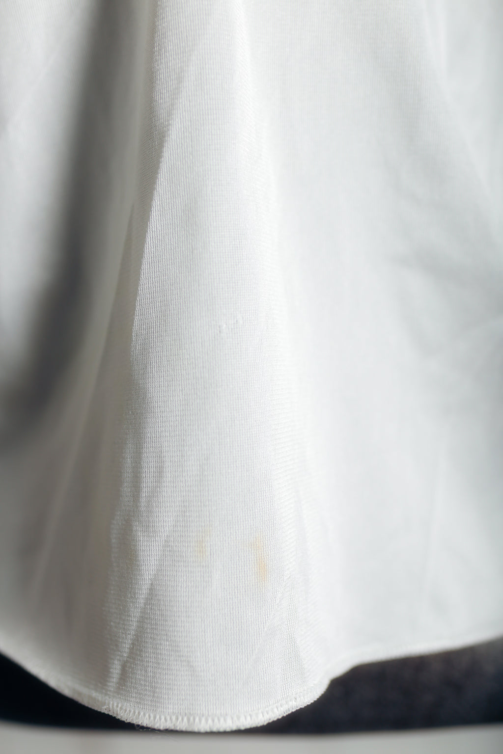 Vassarette Vintage Sheer Satin and Lace Camisole Lingerie 38 White