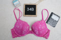Victoria's Secret 34B Very Sexy Push-up Demi Bra Fuchsia Hot Pink