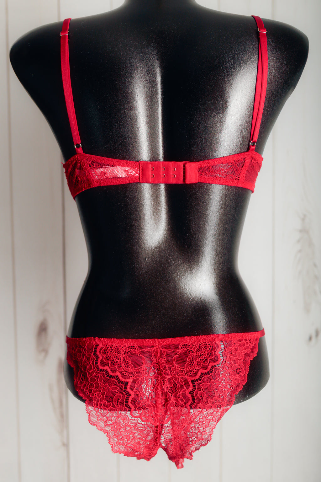 Victoria's Secret Sheer Lace Open-crotch Bodysuit Teddy Lingerie Large Red
