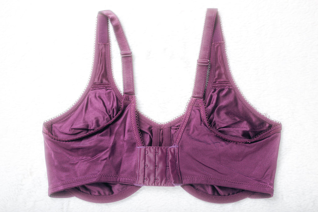 Wacoal Basic Beauty Full-figure 855192 Underwire Unpadded T-shirt Bra 36DD Purple