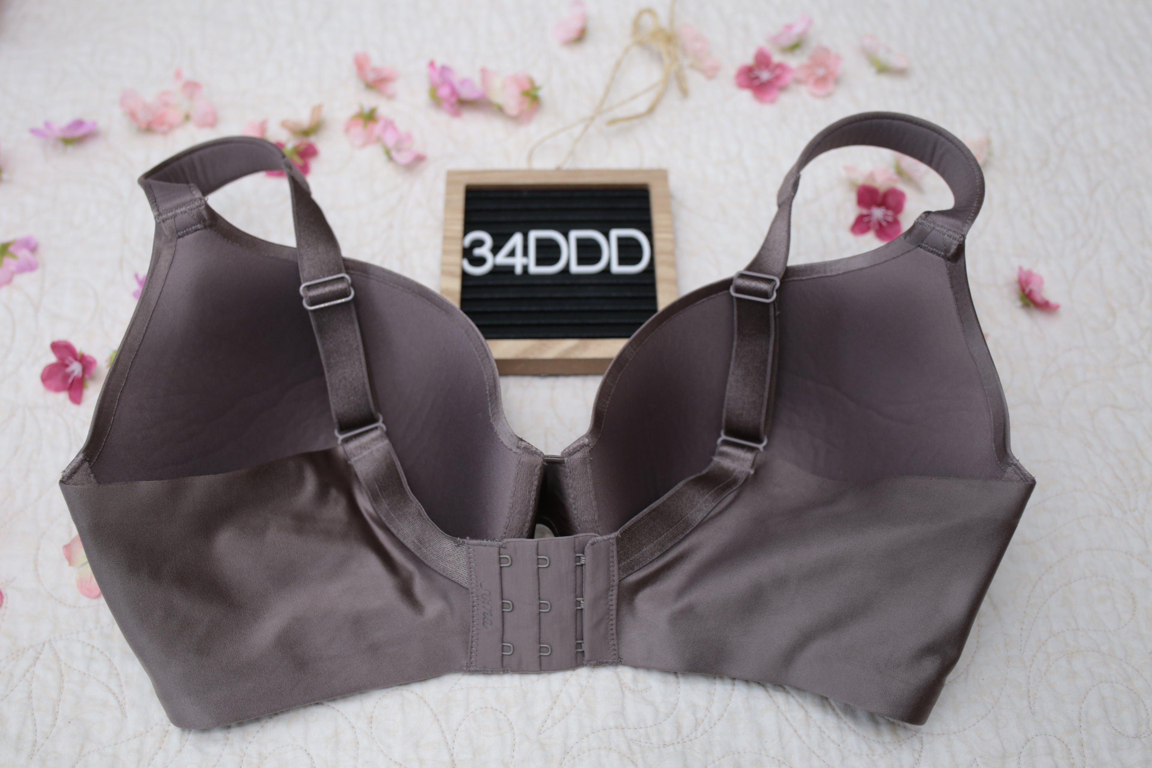 Soma 34DDD Enhancing Shape Full Coverage Underwire T-shirt Bra Chocolate Mocha
