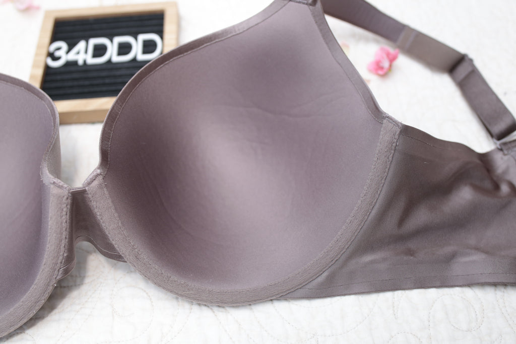 Soma 34DDD Enhancing Shape Full Coverage Underwire T-shirt Bra Chocolate Mocha