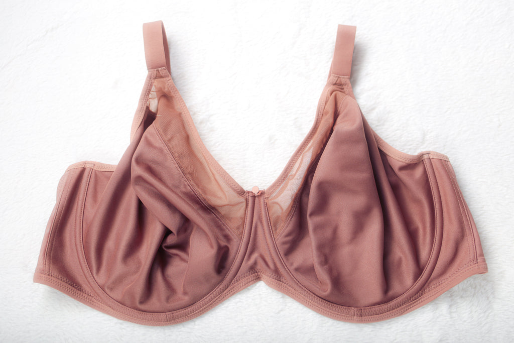 Elomi Smooth Underwire EL4301 Full-coverage T-Shirt Bra US 46G UK 46F Brown