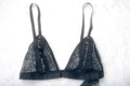 Ann Summers Open-cup Peek-a-boo Unlined Sheer Lace Bra S 4-6 Black NEW