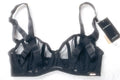 Bluebella Karolina Sheer Unlined Strappy Cage Demi Bra 32D Black NEW