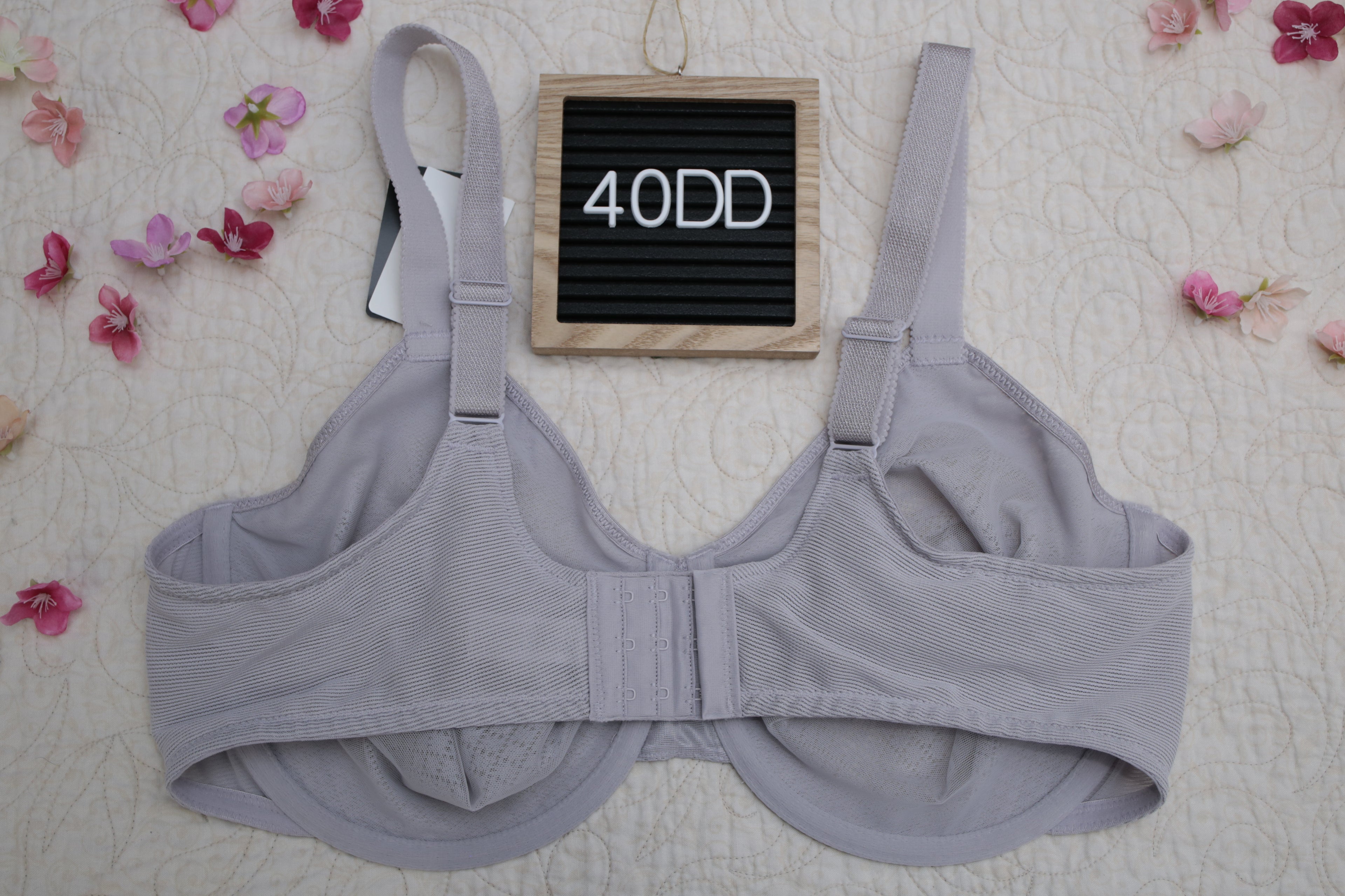 Wacoal 40DD Visual Effects Minimizer 857210 Full-coverage Bra Lavender NEW